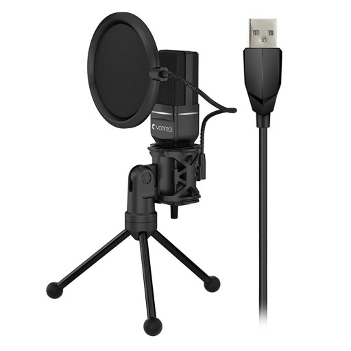 Mikrofon pojemnościowy Nagrywanie USB 1,4 m Dla