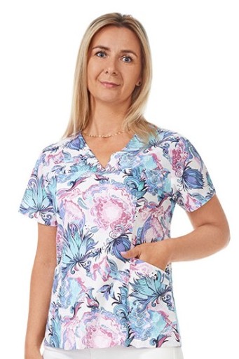 DAMSKA BLUZA MEDYCZNA 100% BAWEŁNA r.M