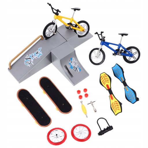 1 zestaw zestaw do skateparku mini deskorolka