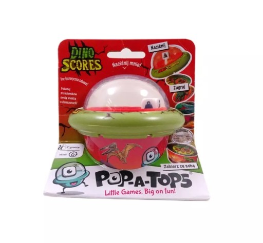 ZABAWKA POP-A-TOPS DINO SCORES