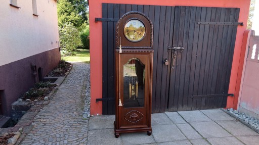 PIĘKNY STOJĄCY ZEGAR LFS BABA GONG 8 STRUN Lata 1920 Po Renowacji
