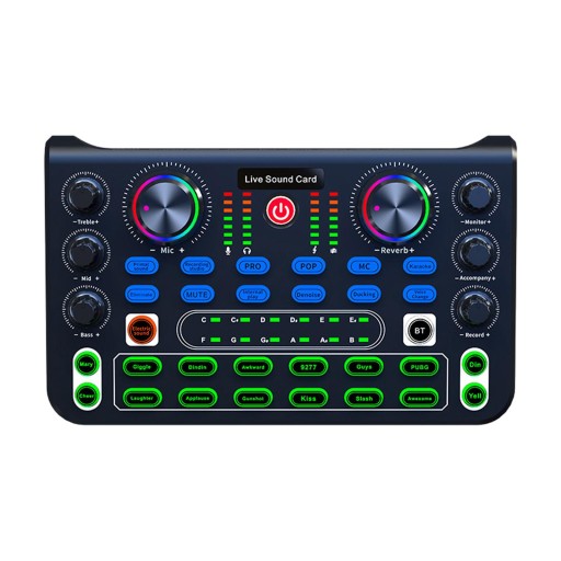Audio Mixer Sound Board Console Stereo Mixer for