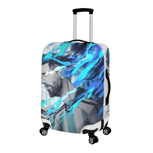 Luggage Cover Football Player Messi No. 10 Pattern Anti-scratch