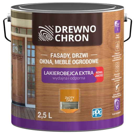 DREWNOCHRON Lakierobejca Extra złoty dąb 2,5l