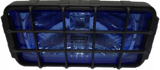 Halogen Reflektor niebieski kratka H3 WESEM