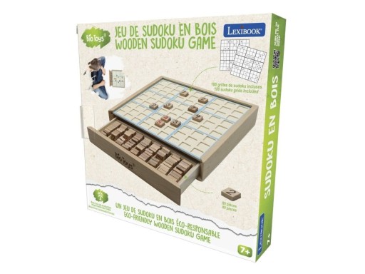 SUDOKU DREWNIANE LEXIBOOK JGW150 [GRA]