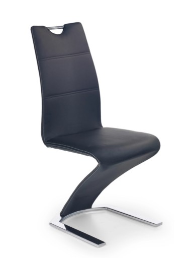 Krzesło K188 tapicerowane czarne – 2 szt