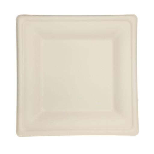 Talerze kwadratowe z trzciny EKO 26x26 cm -50 szt.