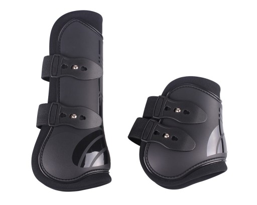 Ochraniacze komplet QHP Tendon czarne FULL