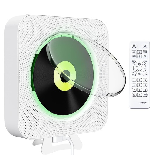 BLUETOOTH RADIO FM CD ODTWARZACZ DO UŻYTKU DOMOWEGO Z 6 TRYBÓW ŚWIATŁEM