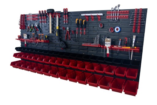 Tablica Narzędziowa Organizer Kuwet Półki 173x78cm