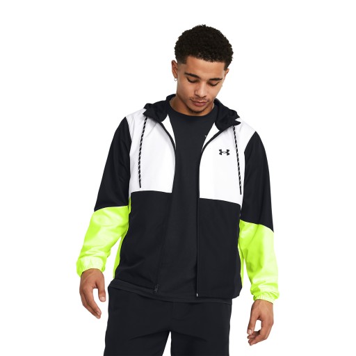 Kurtka treningowa męska Under Armour Legacy Windbreaker black/high-vis L