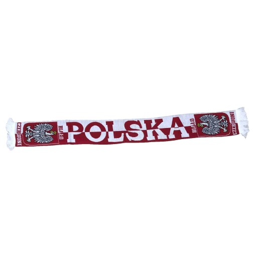 Szalik POLSKA dziany dwustronny HD wz. 2