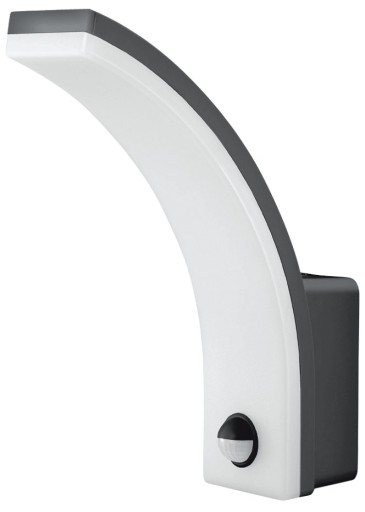 LAMPA ELEWACYJNA LED Z CZUJNIKIEM RUCHU 20W czarna