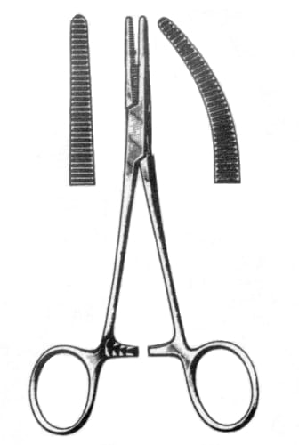 Kleszczyki hemostatyczne typ Spencer-Wells 15 cm zagięte