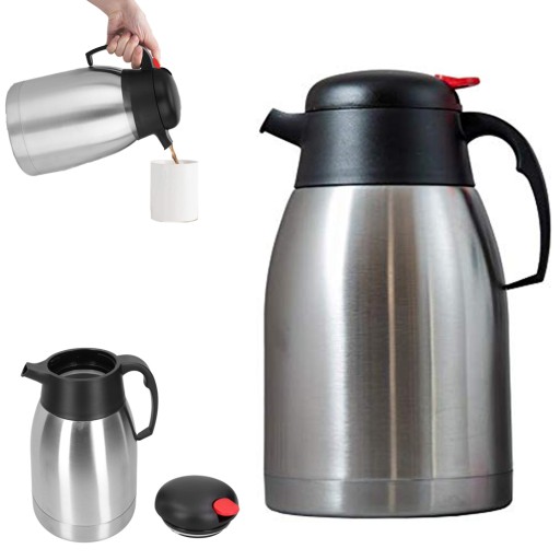 Termos Bedee) Unbreakable 1,5 l srebrny