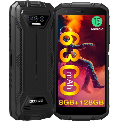 DooGee S41Plus Smartfon 8GB /128 GB Android 13 5,5“ IPS HD+ 6300mAh NFC 4G