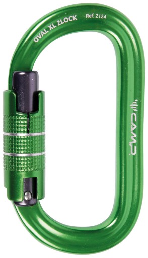 Karabinek karabińczyk aluminiowy twist lock owalny Camp – Oval XL 2Lock
