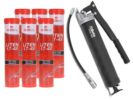 BETA SMAROWNICA TAWOTNICA RĘCZNA 1750 500 ML + SMAR LITOWY 6SZT.