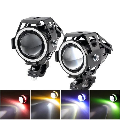Halogeny motocyklowe LED - HM3,U7 RING INSTALACJA