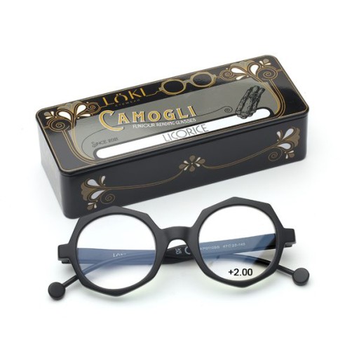 +2.0 Plusy LOKI - ITALY Okulary do komputera Blue Block okulary do czytania