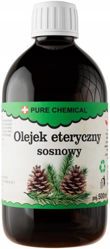 OLEJEK ETERYCZNY SOSNOWY NATURALNY OLEJEK Z SOSNY BEZ DODATKÓW 500ml 0,5L