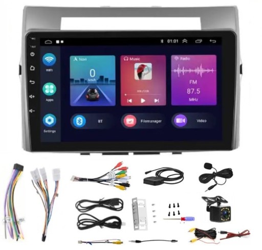 RADIO 2 DIN ANDROID 2GB GPS BT WIFI TOTYOTA COROLLA VERSO 2004-2009