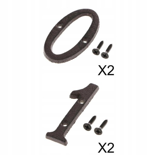 3x Metal Dom Tablica Naklejka
