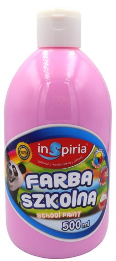 FARBA PLAKATOWA SZKOLNA 500ML RÓŻOWA