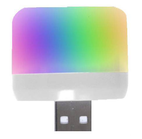 LAMPKA LED RGB Tęczowa USB Android MICRO Telefon
