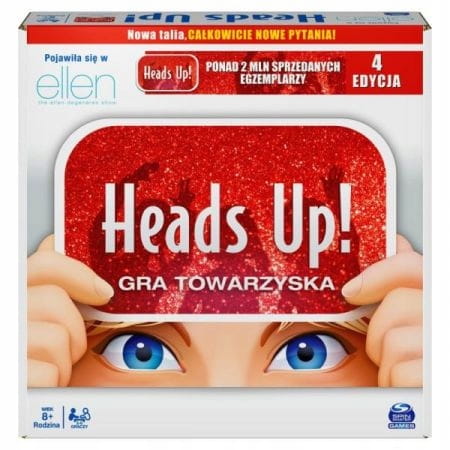 Gra Heads Up! Czółko Kim jestem Spin Master