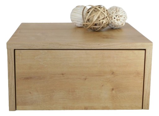 Szafka nocna WISZĄCA PÓŁKA do sypialni salonu DĄB HAMILTON MONA 40 cm