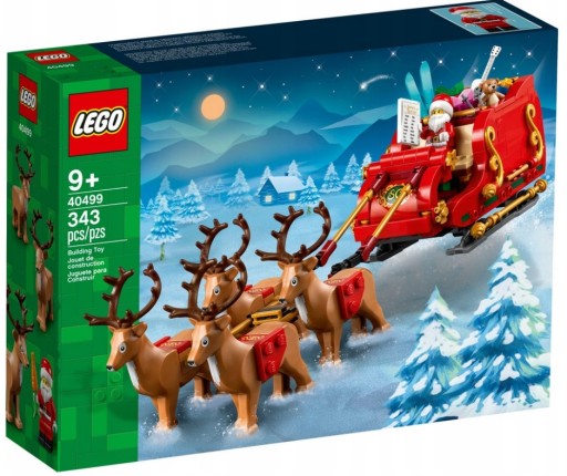 KLOCKI LEGO OKOLICZNOŚCIOWE 40499 SANIE ŚWIĘTEGO MIKOŁAJA
