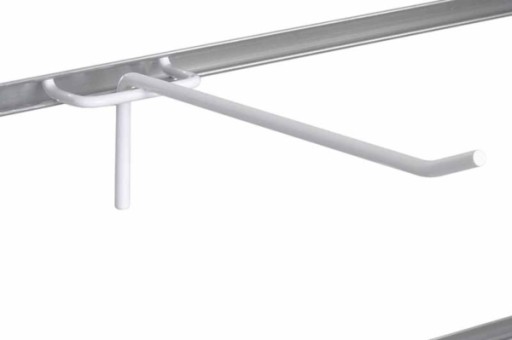 Haczyk pojedynczy na Shop Space Wall biały 30cm