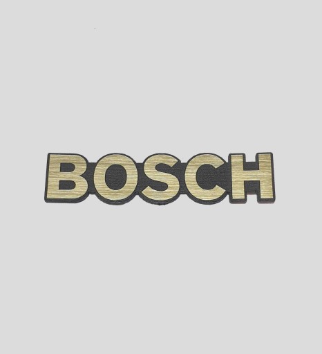 BOSCH naklejka emblemat 132 x 32 mm * ZŁOTA