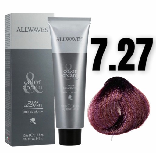 ALLWAVES Color Cream 7.27 100ml farba do włosów