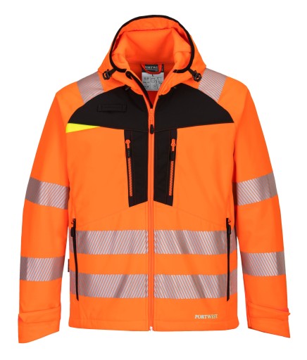 KURTKA OSTRZEGAWCZA SOFTSHELL ROZ L