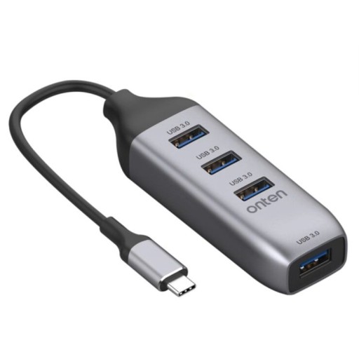 Onten 95118U 4 in 1 Multi-function USB-C / Type-C HUB Converter