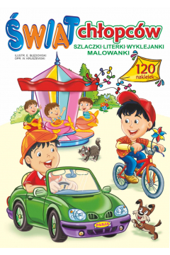 Świat chłopców szlaczki literki wyklejanki