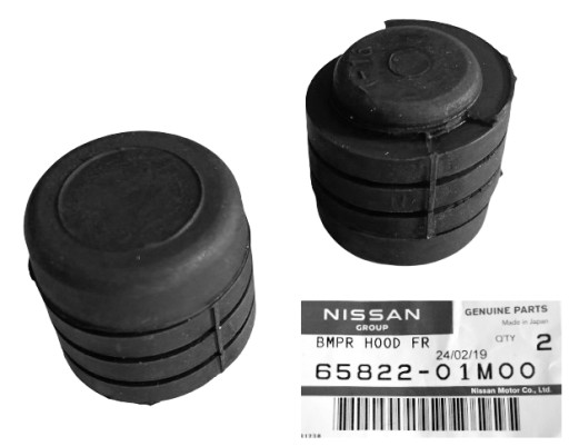 NISSAN 87- ODBÓJ ODBOJNIK STOPER MASKI PRZÓD PRZEDNIEJ POKRYWY SILNIKA OE