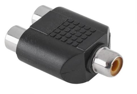 Złącze Gn. RCA / Gn. 2x RCA