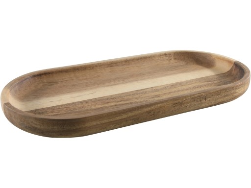 AKACJOWA Patera Taca Deska Półmisek do serwowania - 25 x 12 x 2 cm