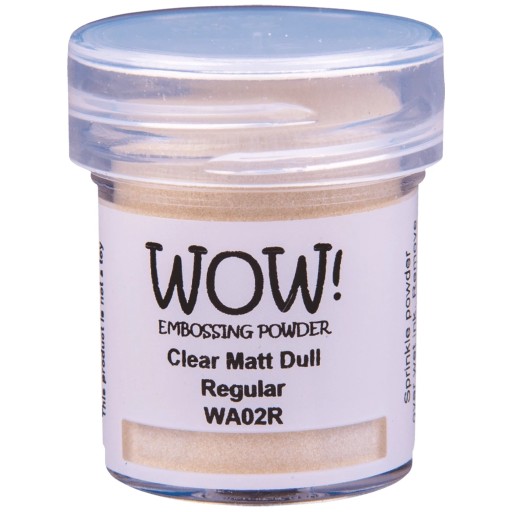 PUDER DO EMBOSSINGU Wow! - Clear Matt Dull regular przezroczysty matowy