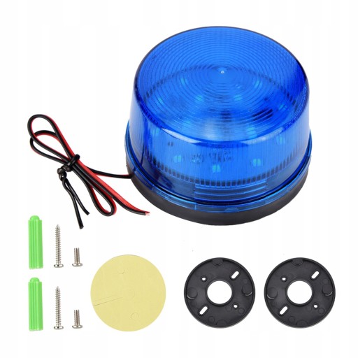 LAMPA OSTRZEGAWCZA SYGNALIZACYJNA DO BRAMY 12V DIODAMI LED
