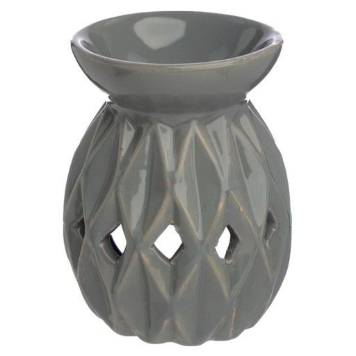 Kominek Ceramiczny do wosku i olejków SZARY