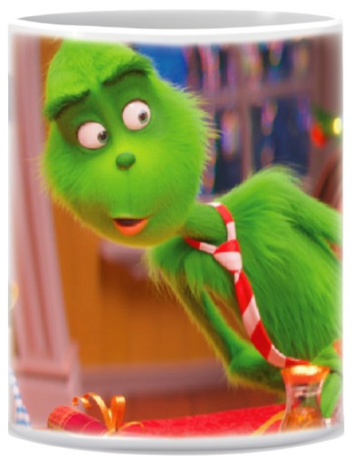 Kubek GRINCH Mikołajki Boże Narodzenie z IMIENIEM