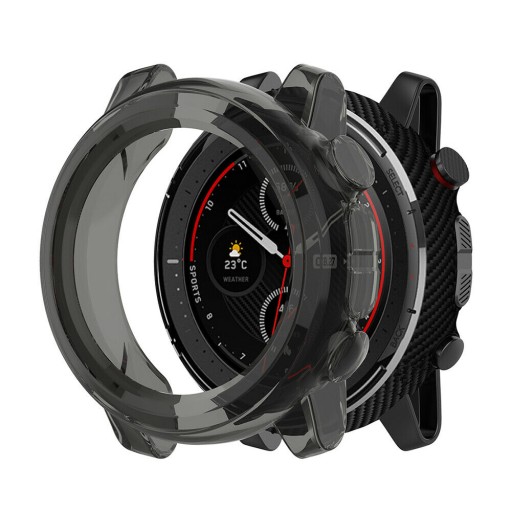 ETUI SILIKONOWE DO XIAOMI AMAZFIT STRATOS 3 CZARNE