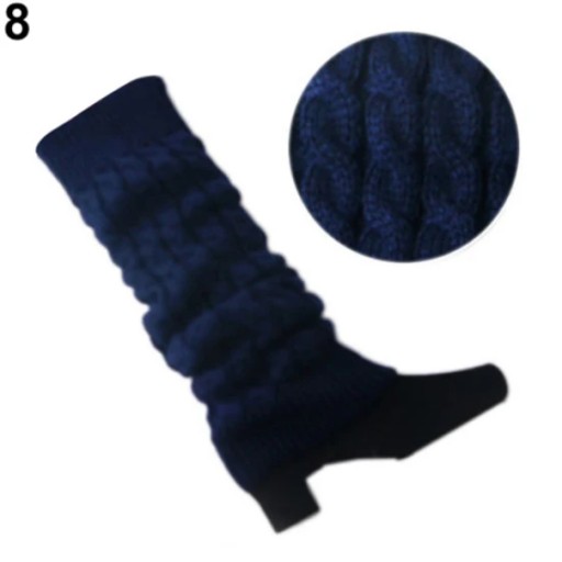 WEŁNIANE OCIEPLACZE NA NOGI GETRY ONE SIZE 40 CM