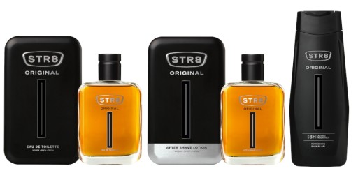STR8 ORIGINAL ZESTAW 3cz EDT100ml + ASL100ml + ŻEL400ml