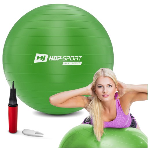 Piłka gimnastyczna do cwiczeń fitness 65cm pompka pilates gimnastyka